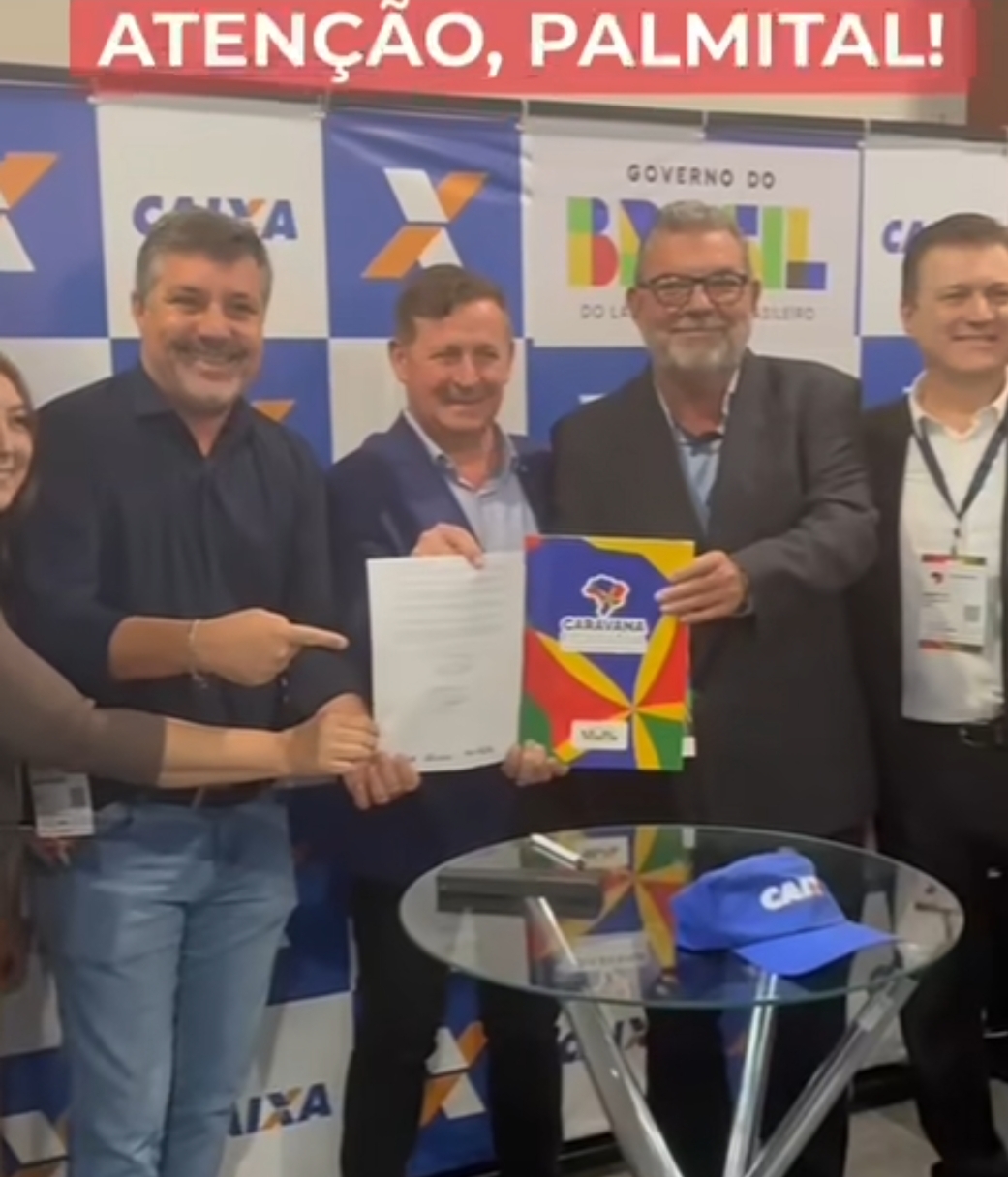 🏡 Prefeito Roberto Rossi e lideranças firmam contrato para construção de casas do Minha Casa Minha Vida em Palmital