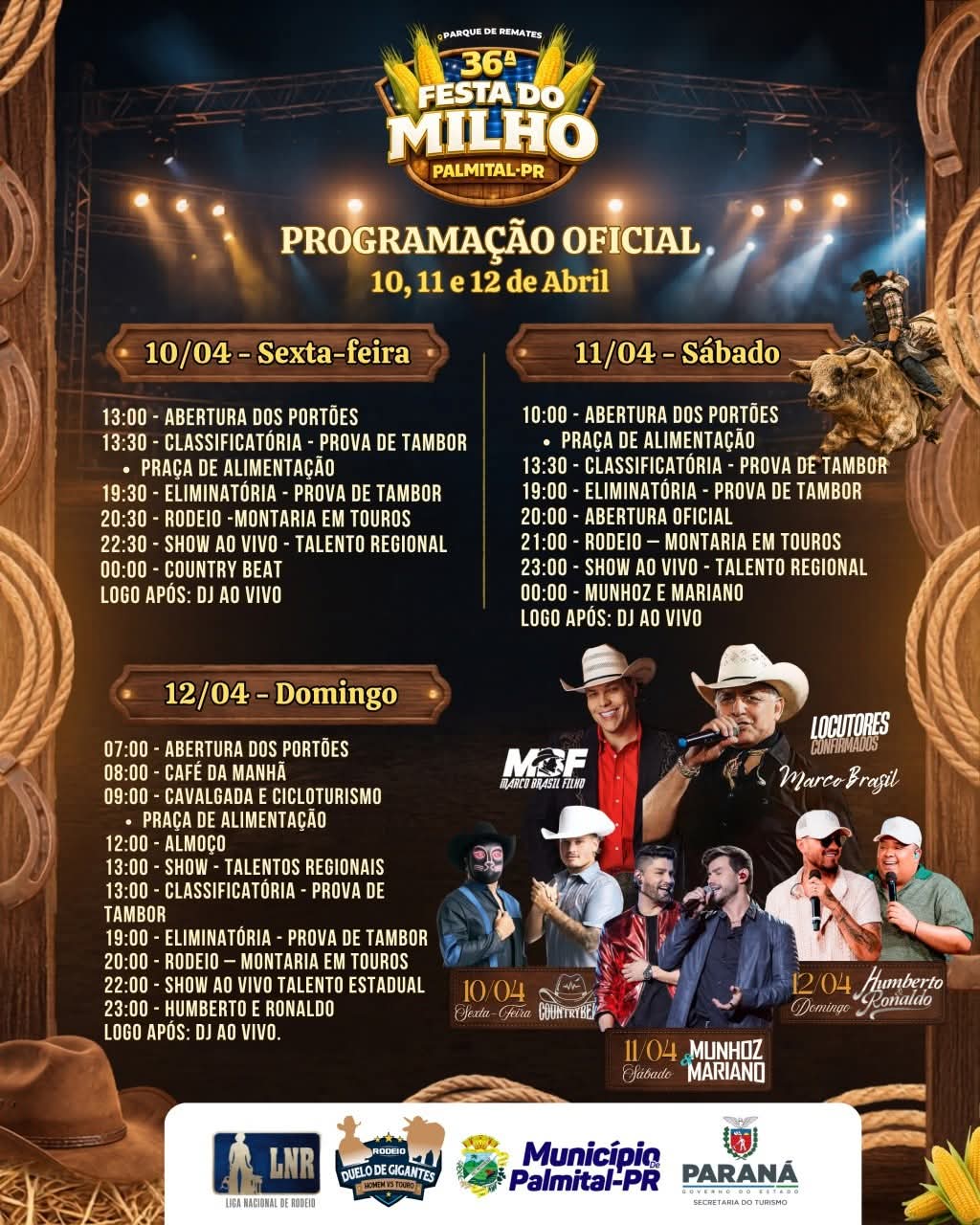 🌽🎉 Começa nesta sexta-feira (10) a 36ª Festa do Milho em Palmital!