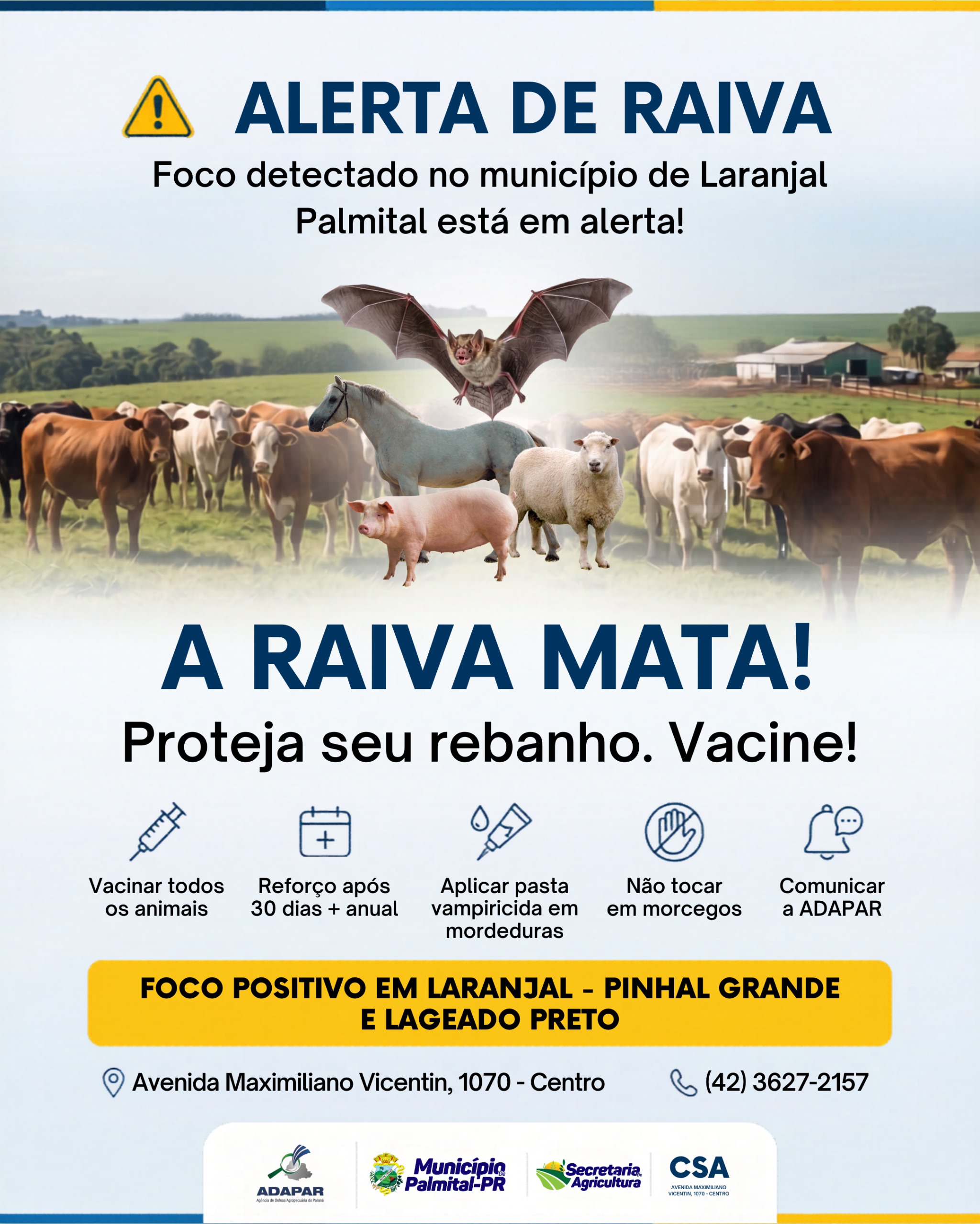 ⚠️ ATENÇÃO PRODUTORES RURAIS