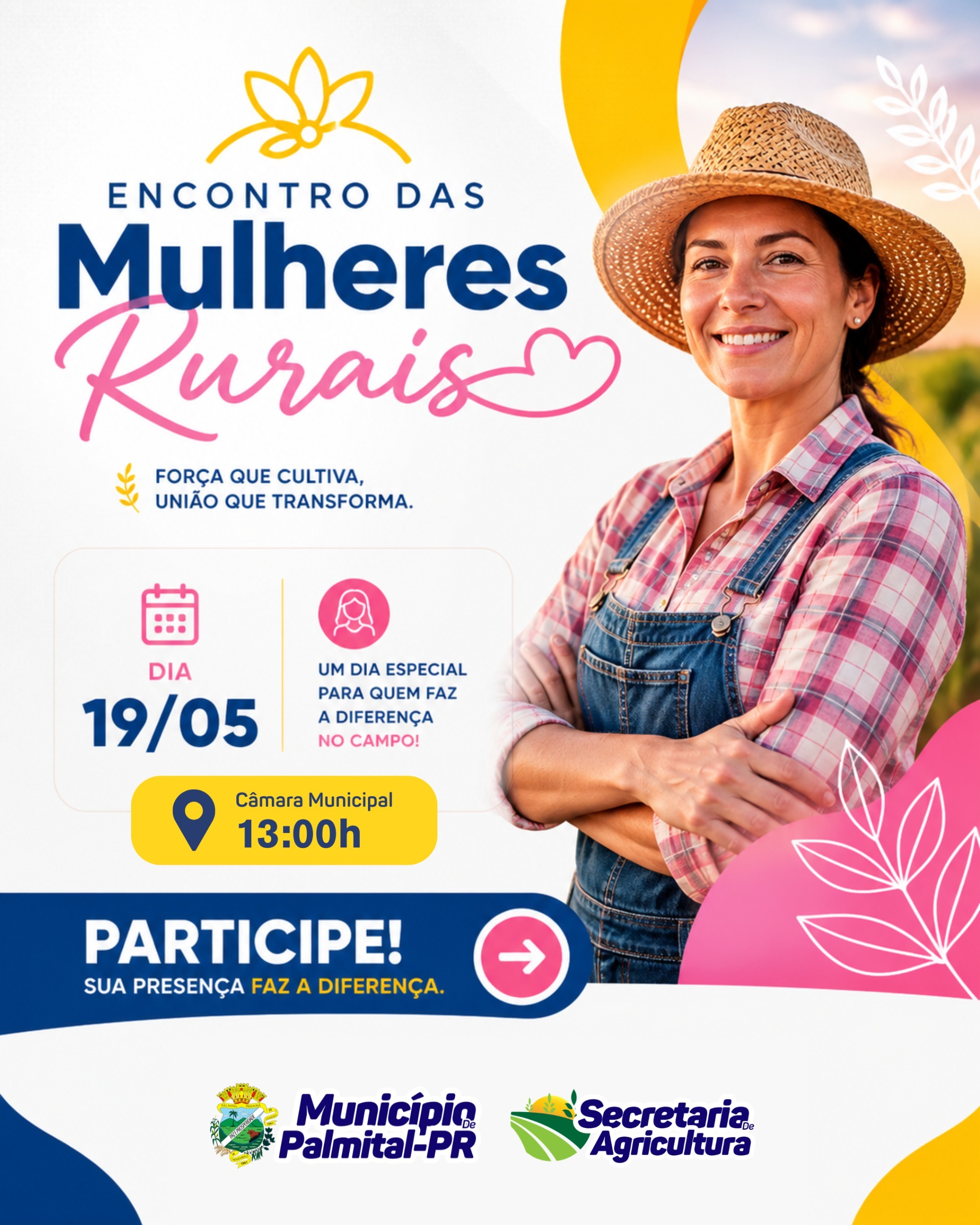 🌾👩‍🌾 1º Encontro da Mulher Rural de Palmital 👩‍🌾🌾
