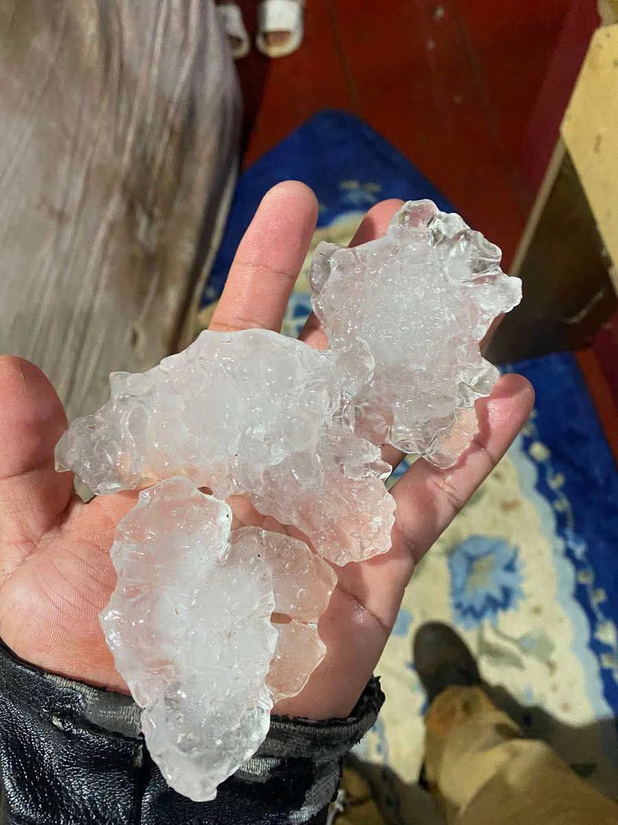 🚨 GRANIZO DEVASTA CASAS NA ALDEIA MARRECAS, EM TURVO (PR)