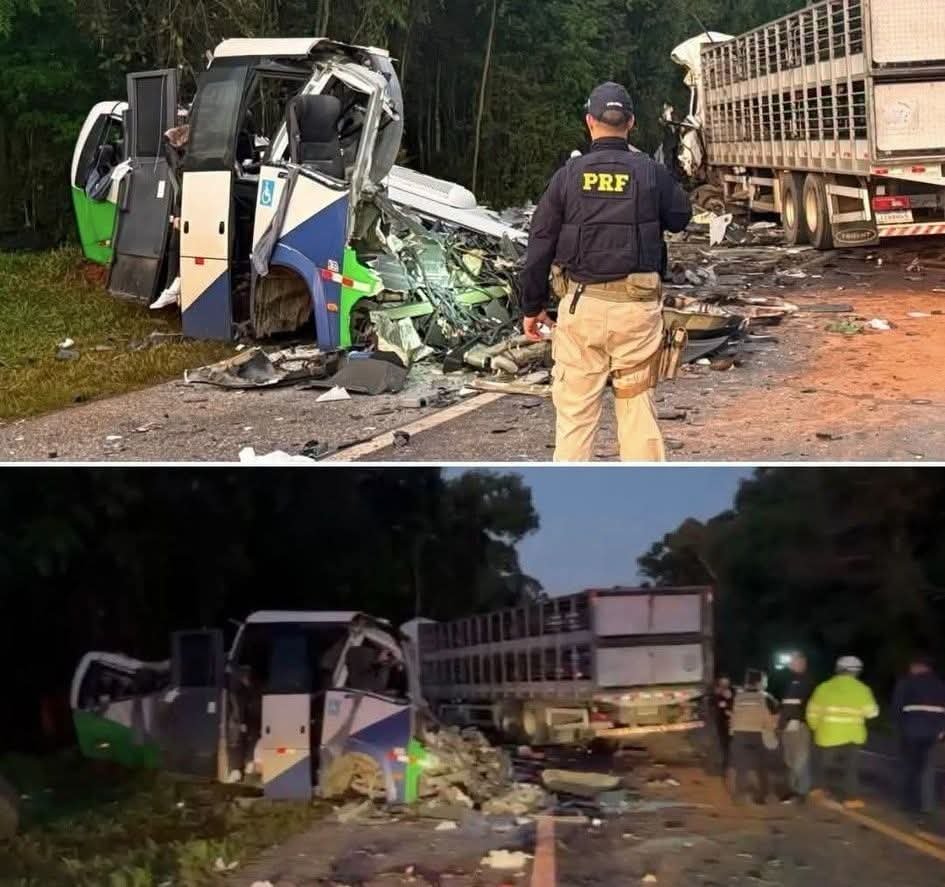 Subiu para 23 mortos.Grave acidente na BR-373 entre Imbituva e Ipiranga
