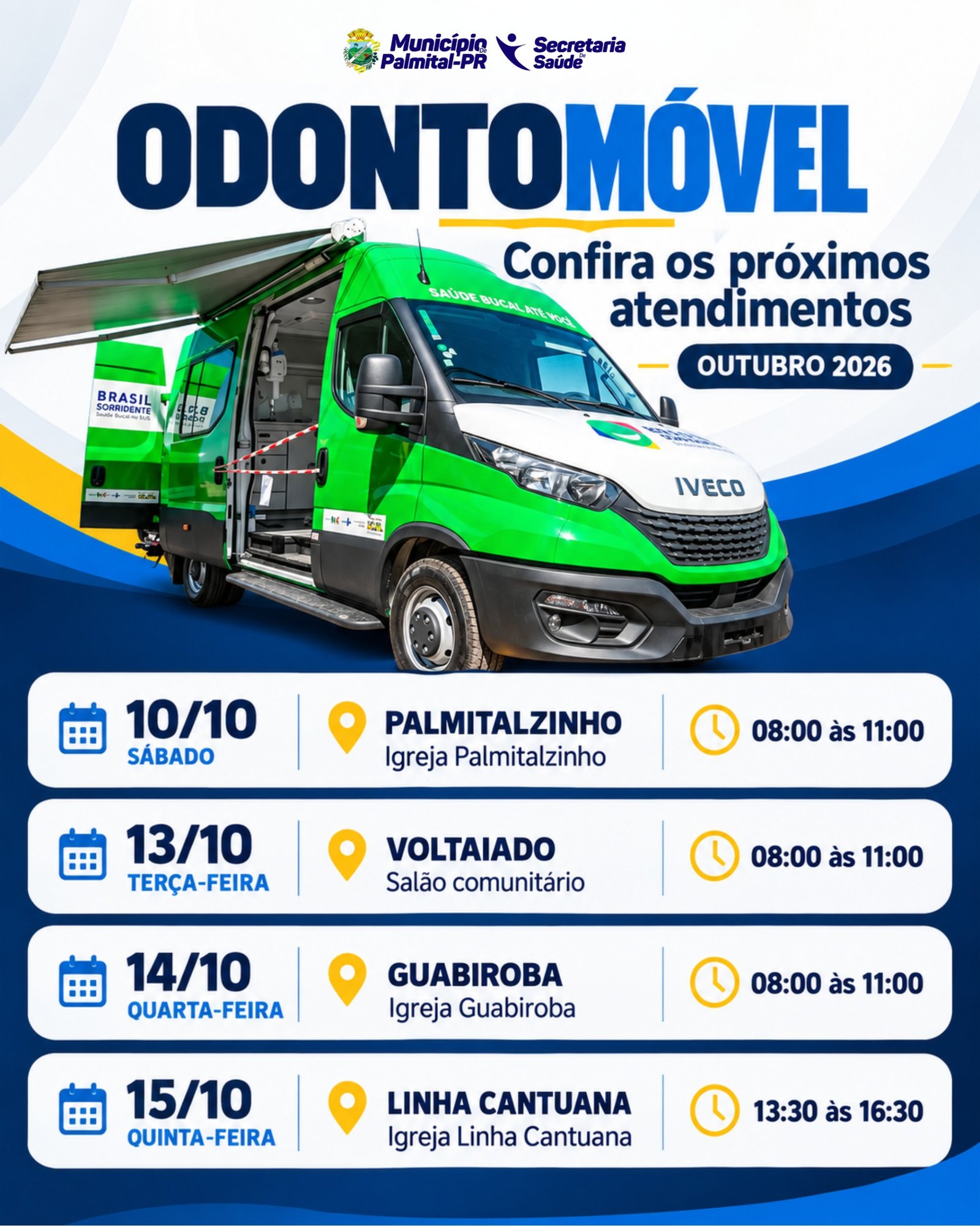 🦷 ODONTOMÓVEL EM PALMITAL