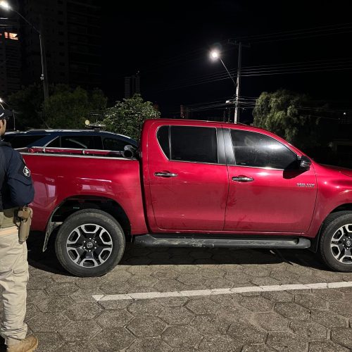 Veículo furtado em Guarapuava é recuperado pela PRF antes do registro de ocorrência por roubo/furto nesta segunda (11)