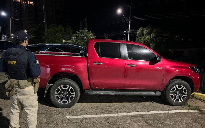 Veículo furtado em Guarapuava é recuperado pela PRF antes do registro de ocorrência por roubo/furto nesta segunda (11)