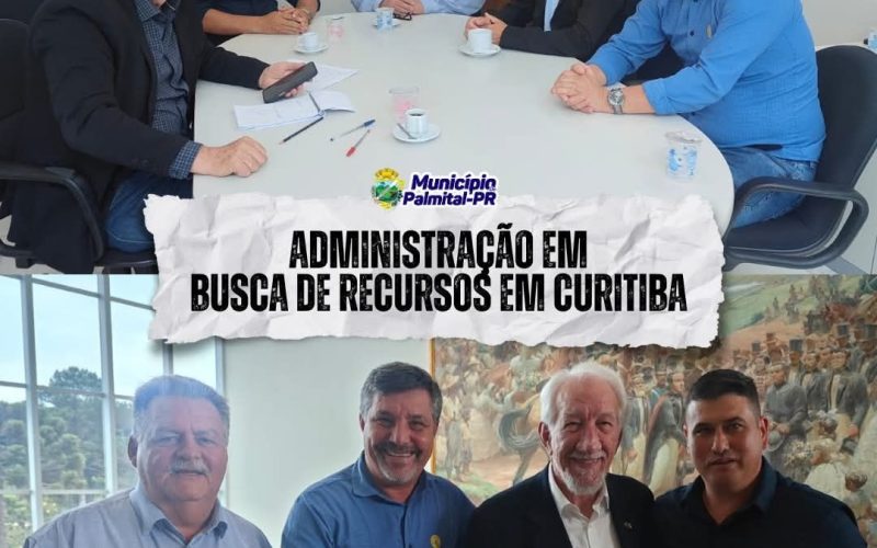 Prefeito de Palmital cumpre agenda em Curitiba