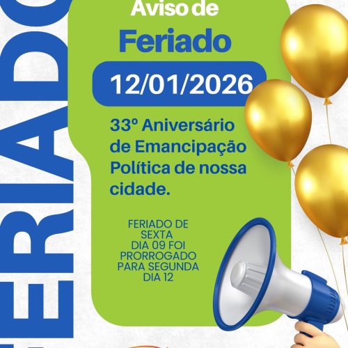 🎉Laranjal celebra 33 anos de emancipação política 🎉