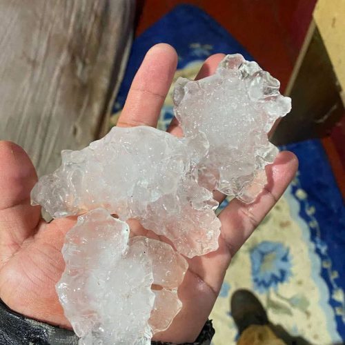 🚨 GRANIZO DEVASTA CASAS NA ALDEIA MARRECAS, EM TURVO (PR)