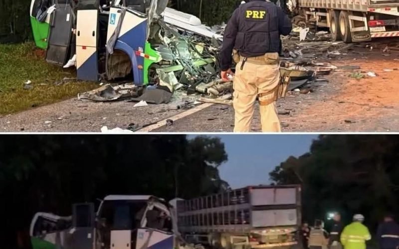 Subiu para 23 mortos.Grave acidente na BR-373 entre Imbituva e Ipiranga