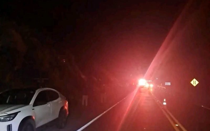 GUARAPUAVAPEDESTRE MORRE ATROPELADO NA PR-170.