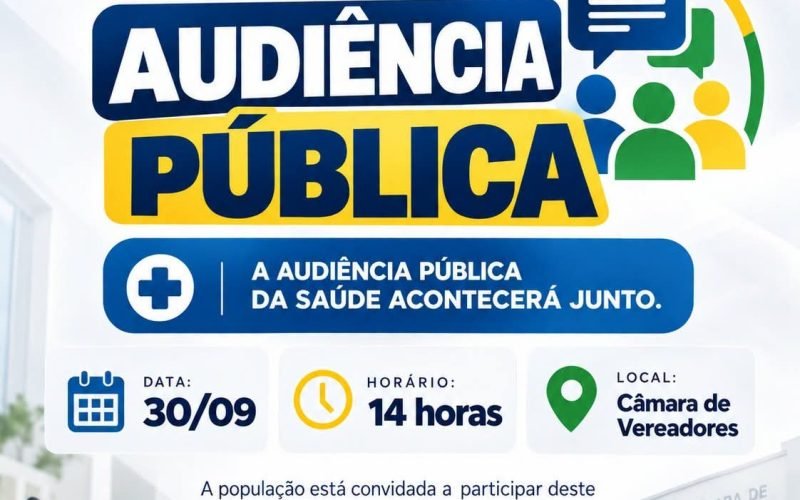 📢 AUDIÊNCIA PÚBLICA – 2º QUADRIMESTRE