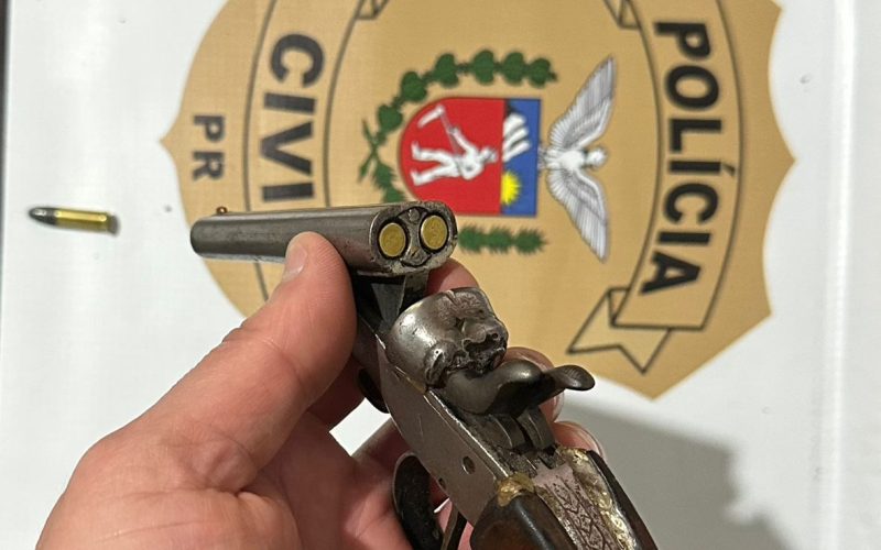 HOMEM É PRESO EM FLAGRANTE PELA POLÍCIA CIVIL DE PALMITAL DURANTE OPERAÇÃO SINERGIA