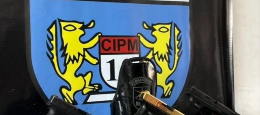 LARANJEIRAS DO SUL | ROTAM APREENDE TRÊS ARMAS DE USO RESTRITO EM ÔNIBUS NA RODOVIÁRIA