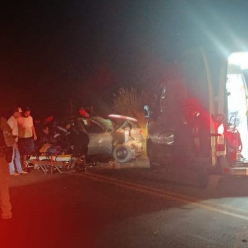🚨 ACIDENTE NA PR-456 DEIXA TRÊS FERIDOS ENTRE PALMITAL E LARANJAL 🚨