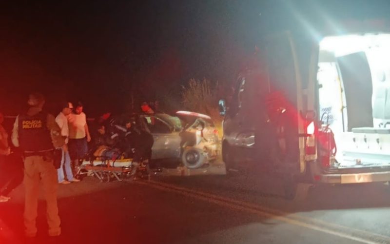 🚨 ACIDENTE NA PR-456 DEIXA TRÊS FERIDOS ENTRE PALMITAL E LARANJAL 🚨