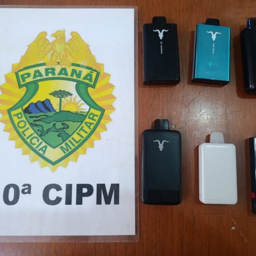 Adolescente são encaminhados à delegacia após uso e comércio de cigarros eletrônicos em escola de Goioxim