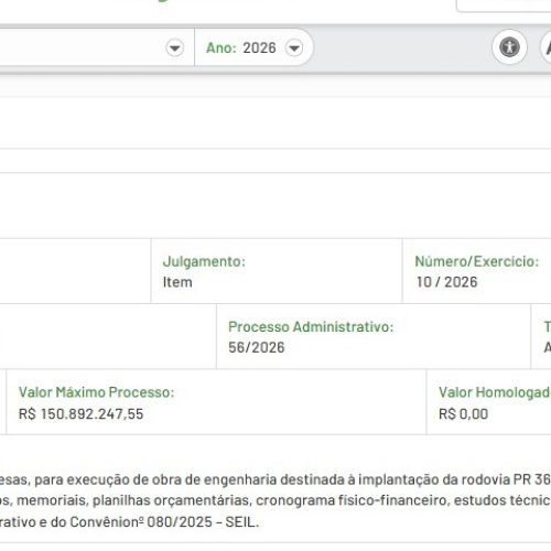 🚧 Ligação asfáltica entre Laranjal e Altamira do Paraná pode sair do papel