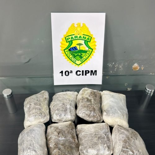HOMEM É PRESO COM 2,1 KG DE SKUNK DURANTE ABORDAGEM NA BR-277 EM LARANJEIRAS DO SUL