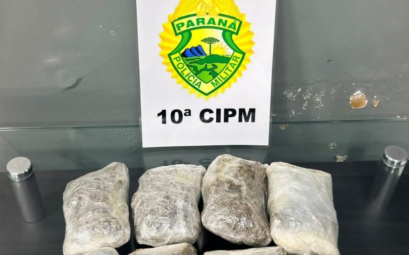 HOMEM É PRESO COM 2,1 KG DE SKUNK DURANTE ABORDAGEM NA BR-277 EM LARANJEIRAS DO SUL