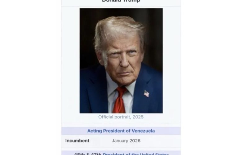 🟥 POLÊMICA INTERNACIONAL 🌎Trump se autoproclama “presidente interino da Venezuela”