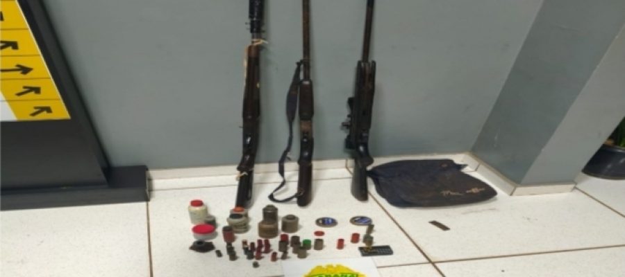 Laranjeiras do Sul – Violência doméstica termina em prisão por armas ilegais e crime ambiental