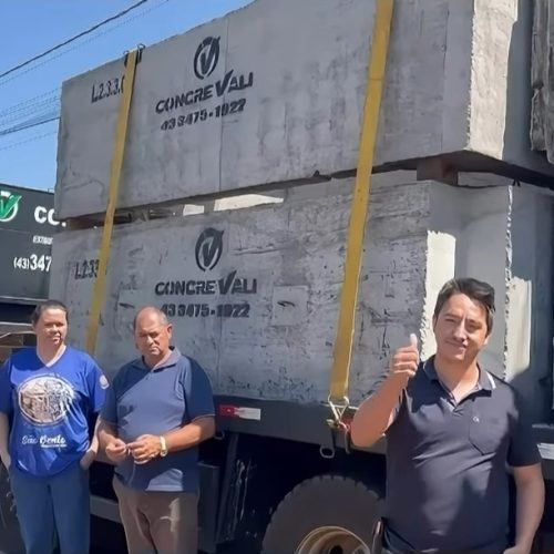 LARANJAL PR: NOVA PEDRA BRANCA GANHA PRIMEIRA PONTE DE ADUELA DA HISTÓRIA DO MUNICÍPIO.