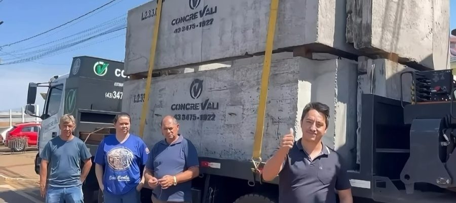 LARANJAL PR: NOVA PEDRA BRANCA GANHA PRIMEIRA PONTE DE ADUELA DA HISTÓRIA DO MUNICÍPIO.