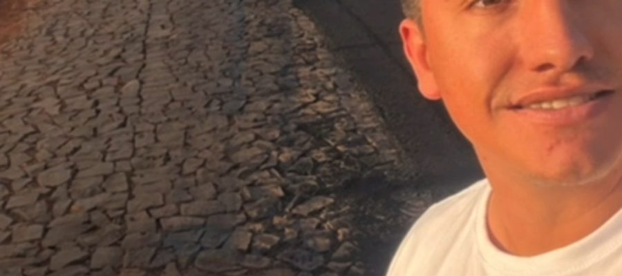 Prefeito acompanha obras de recapeamento no Assentamento Chapadão em Laranjal