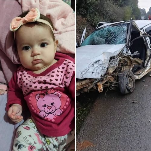 BEBÊ DE SETE MESES MORRE APÓS COLISÃO