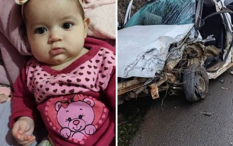 BEBÊ DE SETE MESES MORRE APÓS COLISÃO