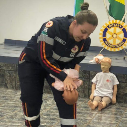Rotary Club de Palmital realiza treinamento de primeiros socorros em parceria com SAMU de Guarapuava