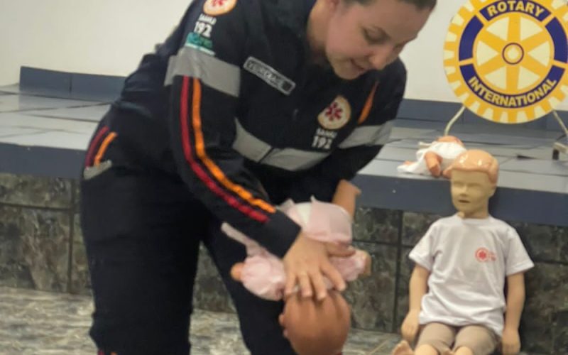 Rotary Club de Palmital realiza treinamento de primeiros socorros em parceria com SAMU de Guarapuava