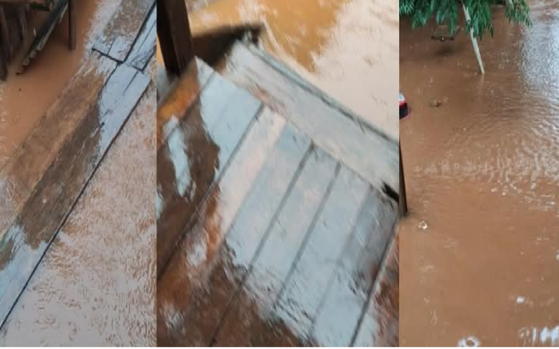 PALMITAL, CHUVA CONTINUA NESTE DOMINGO DIA 08-12-2024 E PREOCUPA MORADORES NO BARRO PRETO.