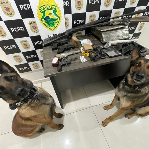PCPR e PMPR prendem quatro pessoas em flagrante por tráfico de drogas em Chopinzinho