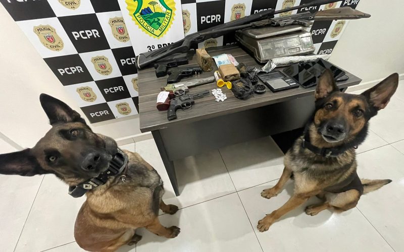 PCPR e PMPR prendem quatro pessoas em flagrante por tráfico de drogas em Chopinzinho